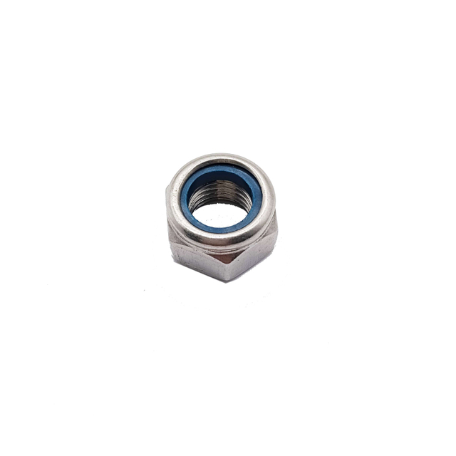 Tuercas de seguridad de nailon hexagonales DIN985 de acero inoxidable 304 