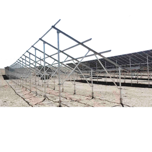 Sistema de montaje de tornillo de tierra solar con soporte de montaje de panel solar de alta calidad