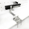 Subgina de riel de gancho del panel solar de aluminio para el sistema de montaje del techo solar