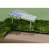 Estructura de montaje solar Sistema de montaje solar en tierra con tornillo de tierra