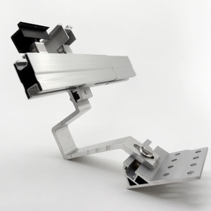 Estructuras fotovoltaicas de techo solar Kit de soporte de gancho de aluminio para sistema de montaje de paneles solares