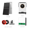 Panel solar fuera de la red Sistema de energía solar Kit de paneles fotovoltaicos Instalación fácil para el montaje del techo doméstico