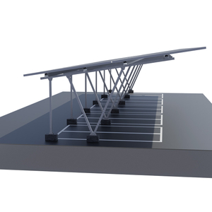 Soporte solar tipo A para cochera, bloques de hormigón metálicos, sistema de montaje solar para sótano