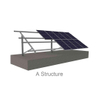 Sistema de estructura solar fotovoltual de montaje solar de montaje solar de panel solar de un solo polo soporte de columna única