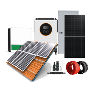 Cultos de techo solar Techo doméstico Kit de energía solar Panel solar Sistema de energía solar
