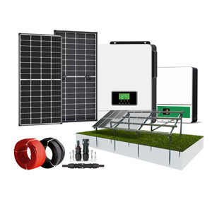 Red Guía solar Potencia solar Inverter Inverter Panelos PV PANELS Sistema de montaje de tierra de almacenamiento de energía Sistema de montaje 
