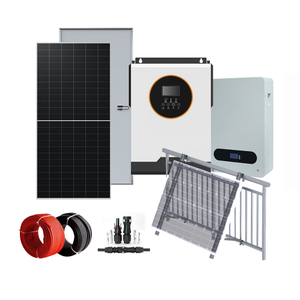 Paneles solares Sistemas de energía en el hogar en la cuadrícula kits de energía solar balcón solar sistemas de almacenamiento de energía al aire libre
