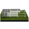 Paneles solares Estructura de montaje solar molido con Bloque de concreto FundationA