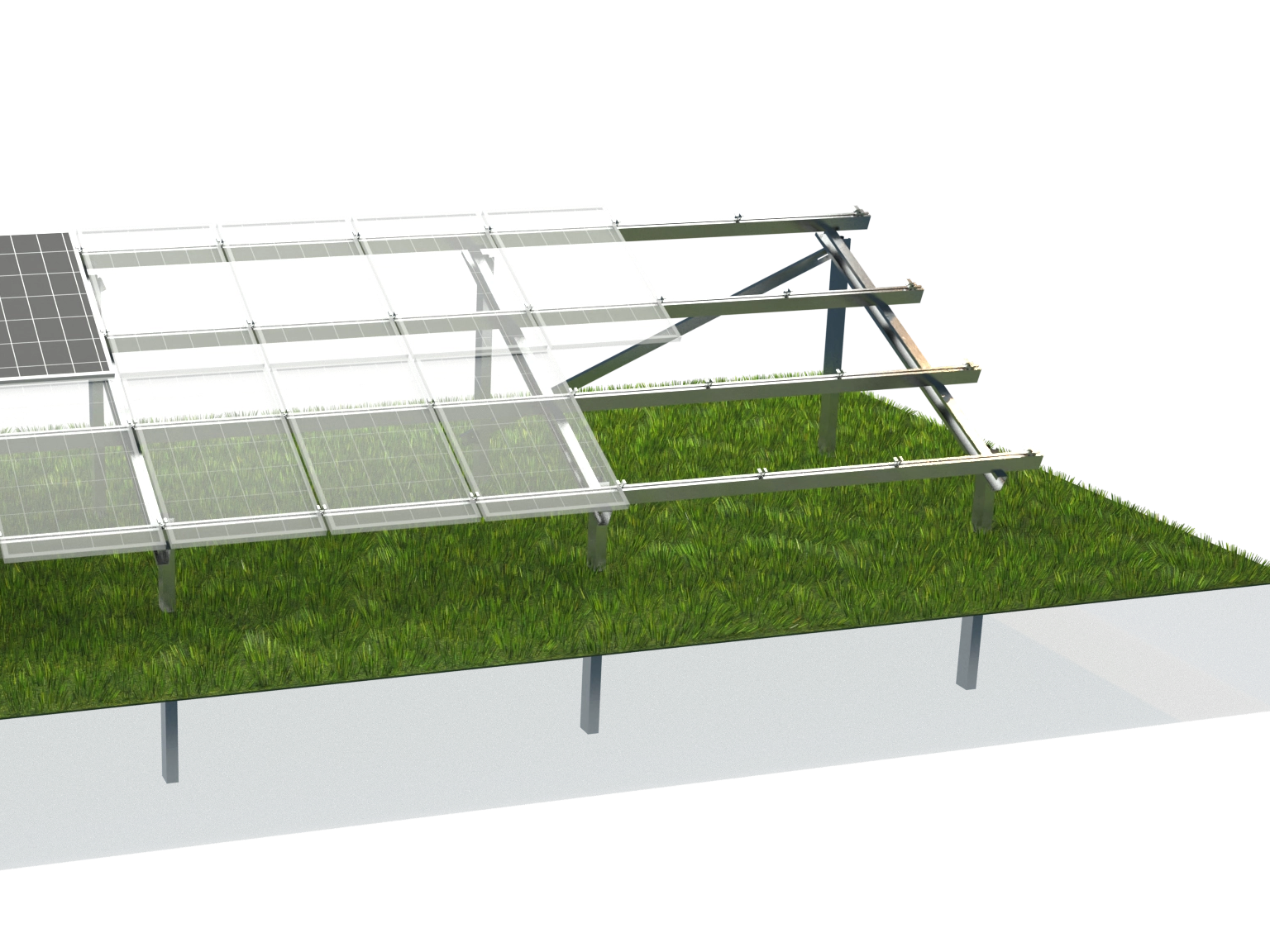 Productos de zinc-magnesio-aluminio (Zn-MG-AL) en sistemas de montaje solar