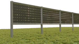  Estructura de montaje en tierra solar Sistema de panel solar vertical