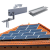 Sistema de paneles solares Caminaje de gancho fijo soportes de montaje del techo para la estructura de montaje del techo de baldosas solares