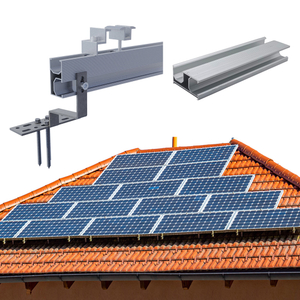 Sistema de paneles solares Caminaje de gancho fijo soportes de montaje del techo para la estructura de montaje del techo de baldosas solares