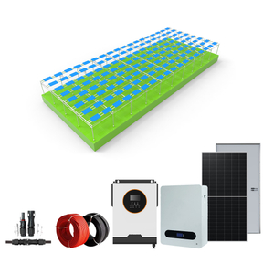 Solar Farm Agricultural System Kits de paneles solares para el sistema de montaje de tierra fotovoltaica Farm de energía solar