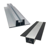 Solución de riel de aluminio para el sistema de energía solar de techo de metal trapezoidal Sistema de paneles solares para el hogar