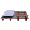 Panel solar Ajuste ajustable Techo del techo Riel de montaje y abrazadera solar para el soporte de techo de baldosas solares