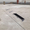 Sistema de estructura de montaje de lastre de hormigón del panel plano del techo plano